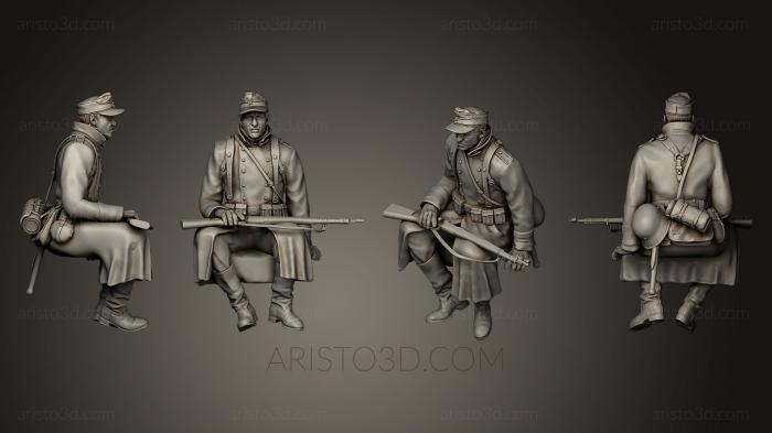 Military figurines (STKW_0135) 3D model for CNC machine